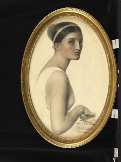 Ideaal hoofd door Anthony Frederick Augustus Sandys
